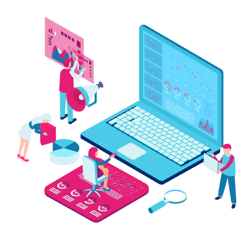 Illustration of digital marketing automation